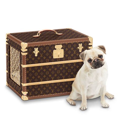 Malle Chien Monogram Canvas .